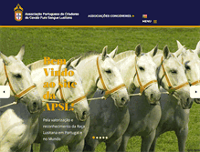 Tablet Screenshot of cavalo-lusitano.com